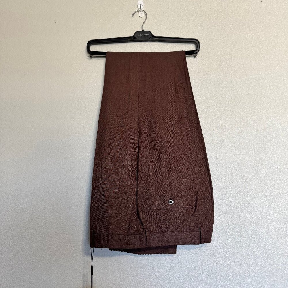 NWT Spier & Mackay Brown Linen Dress Pants
